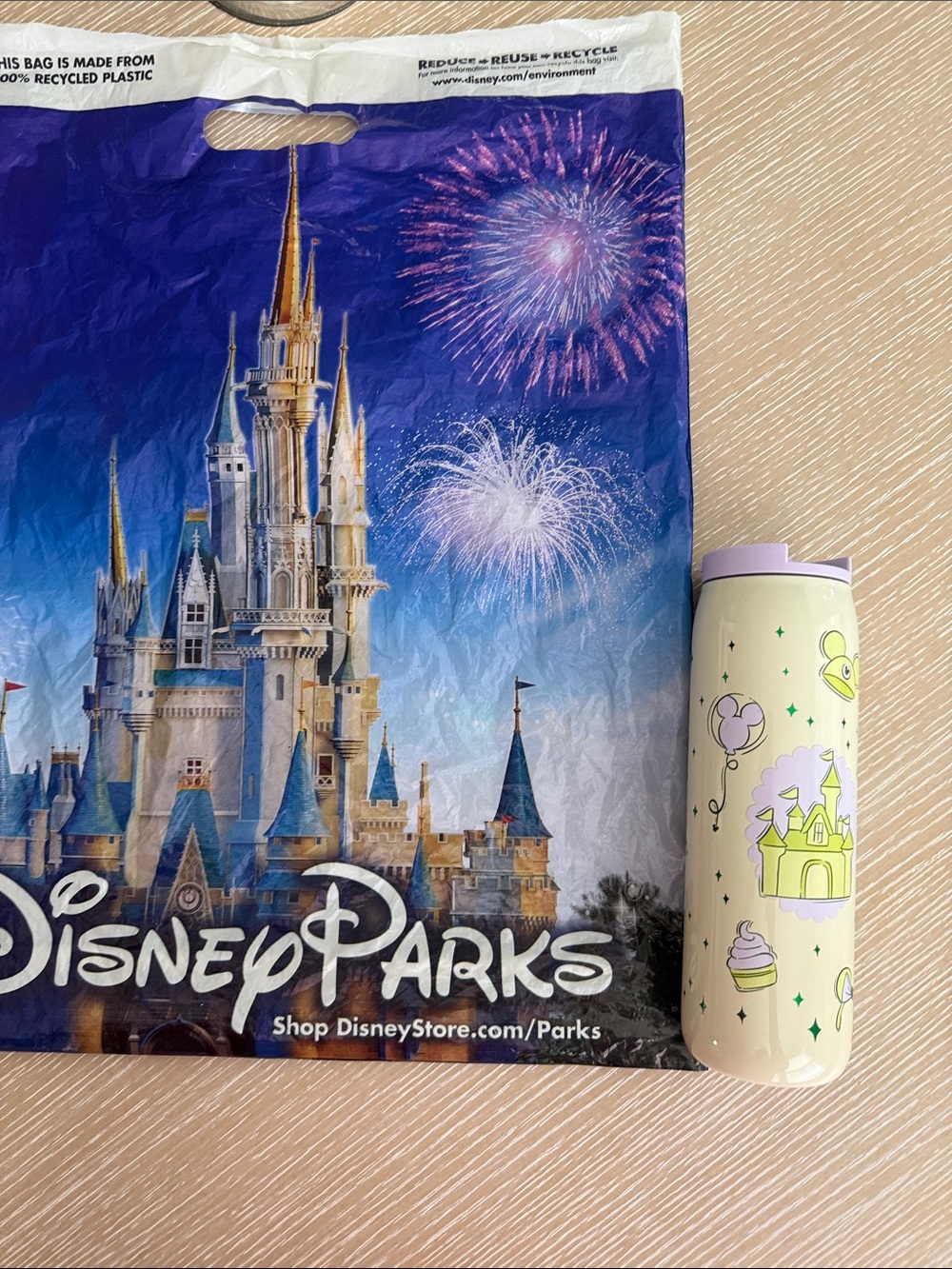 2026 Disney Parks Starbucks Summertime Castle Mickey Ear Steel Travel Tumbler - Picture 4 of 12